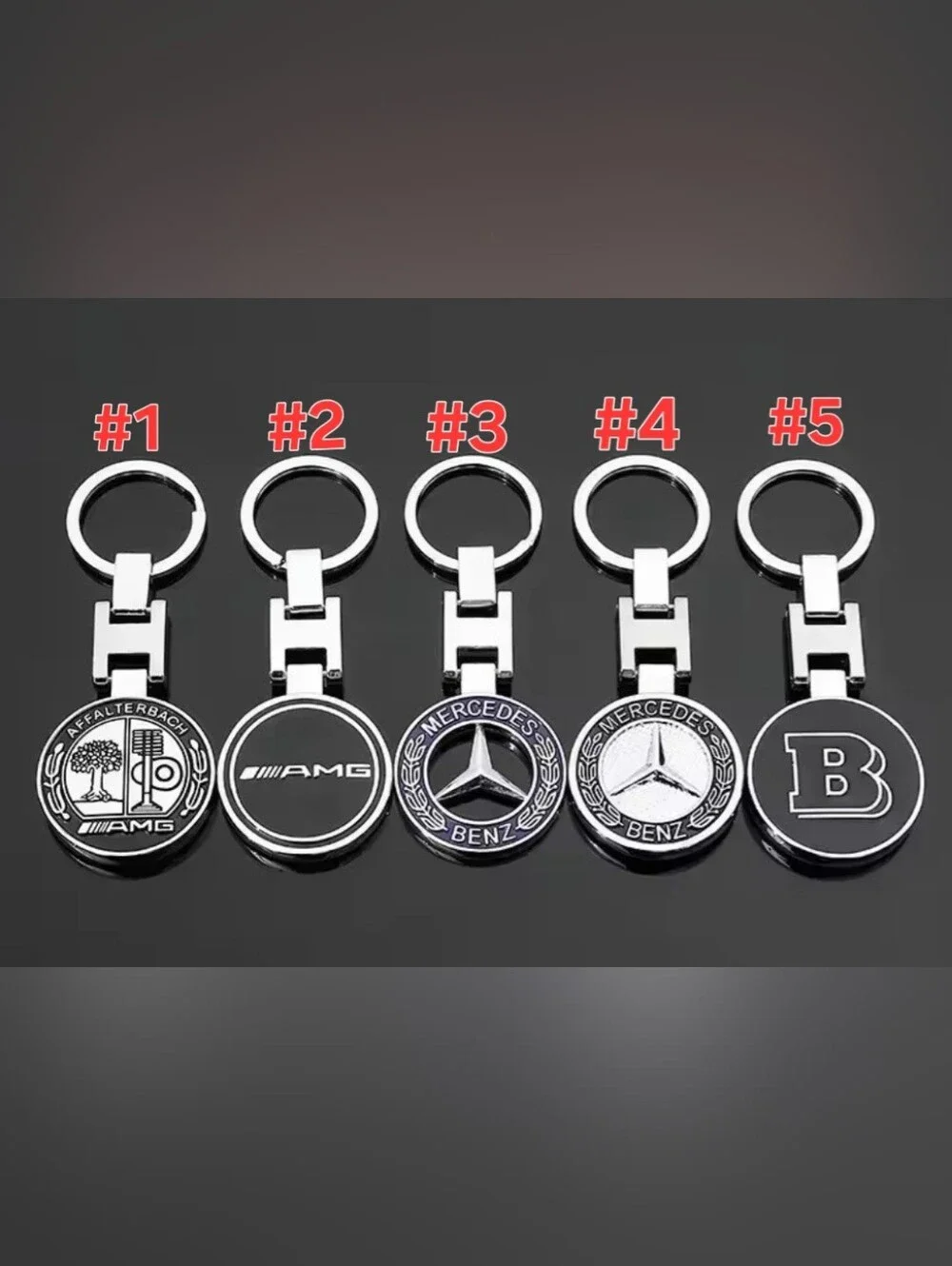 New AMG/Mercedes Style Metal Keychain